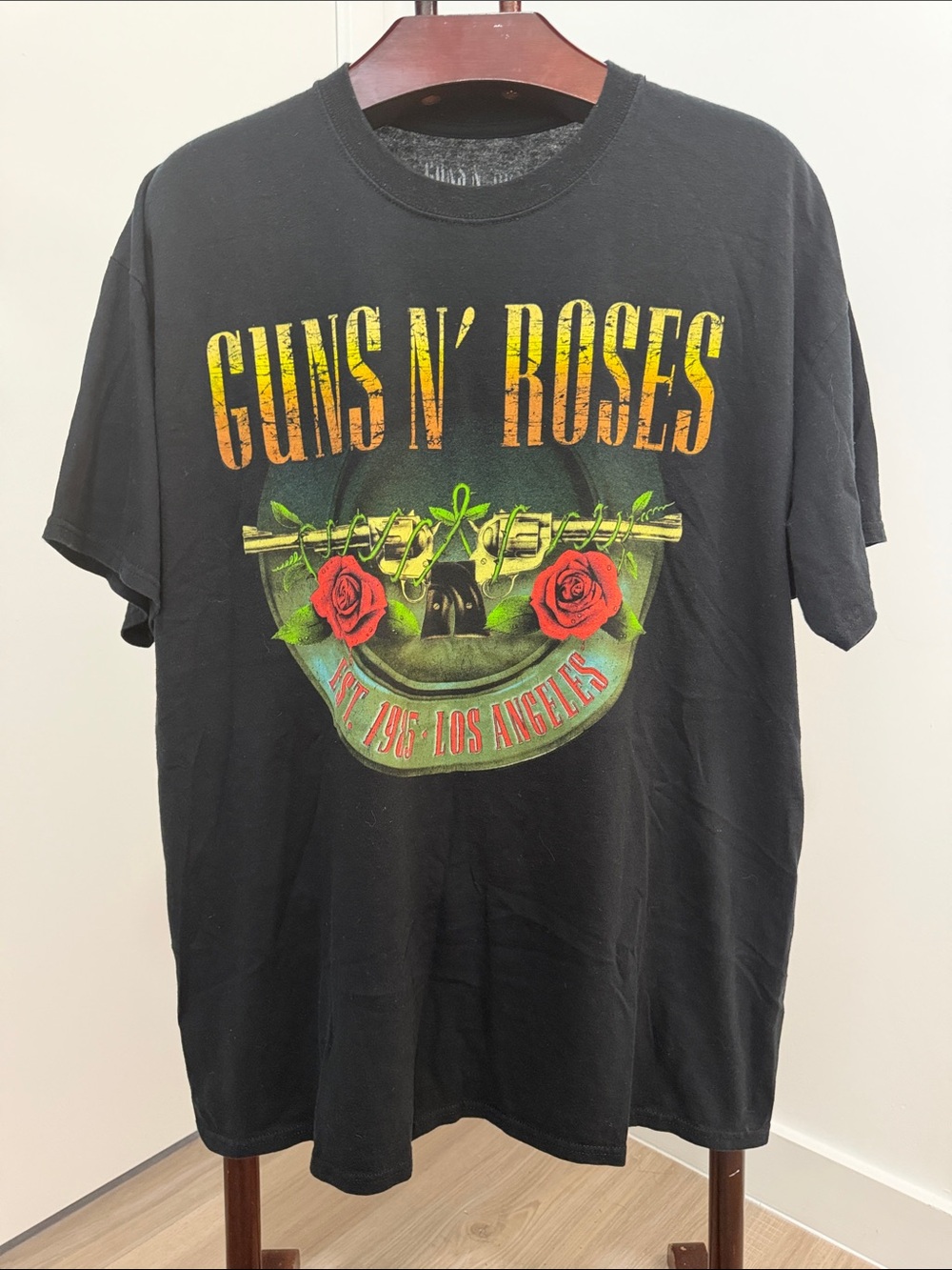 Guns N' Roses 2017 Not in This Lifetime Tour Black Concert Tee. Sz XL